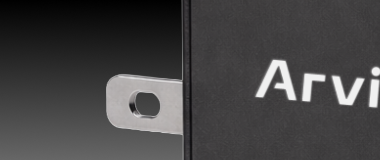Close detail of the foldable plug